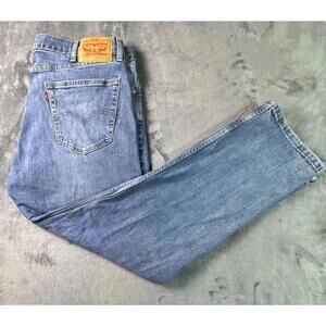 Levi's 505 Jeans Men's 38X30 Regular Straight Denim Relaxed Blue